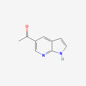 molecular formula C9H8N2O B1371807 1-(1H-吡咯并[2,3-b]吡啶-5-基)乙酮 CAS No. 944937-14-8