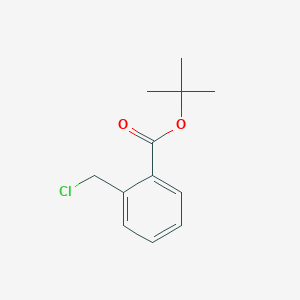molecular formula C12H15ClO2 B1371824 Tert-butyl 2-(chloromethyl)benzoate CAS No. 950603-44-8