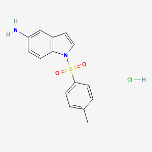 1-[(4-methylphenyl)sulfonyl]-1H-indol-5-amine hydrochloride
