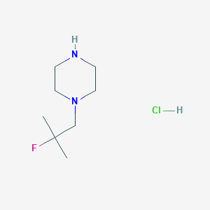 1-(2-Fluoro-2-methylpropyl)piperazine Hydrochloride