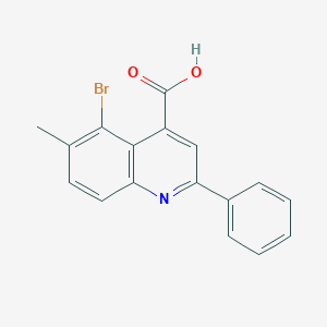 5-Bromo-6-methyl-2-phenylquinoline-4-carboxylic Acid