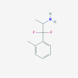 1,1-Difluoro-1-(o-tolyl)propan-2-amine