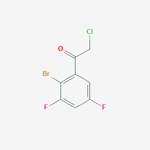 2'-Bromo-3',5'-difluorophenacyl chloride