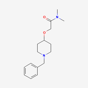 molecular formula C16H24N2O2 B13718411 2-(1-Benzy-4-piperidinyloxy)-N,N-dimethylacetamide CAS No. 902836-18-4