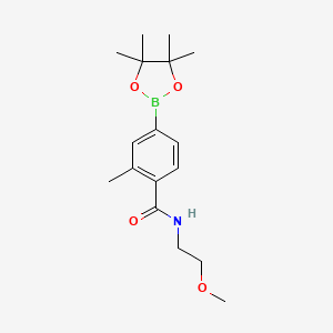 N-(2-Methoxyethyl)-2-methyl-4-(4,4,5,5-tetramethyl-1,3,2-dioxaborolan-2-yl)benzamide