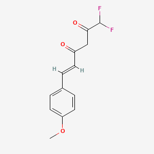 (E)-1,1-difluoro-6-(4-methoxyphenyl)hex-5-ene-2,4-dione