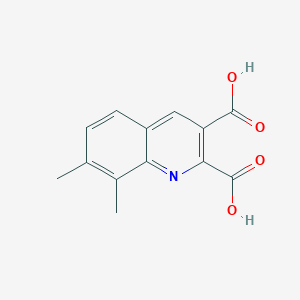 7,8-Dimethylquinoline-2,3-dicarboxylic acid