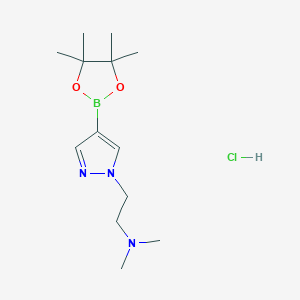 1-[2-(Dimethylamino)ethyl]-1H-pyrazole-4-boronic Acid Pinacol Ester Hydrochloride