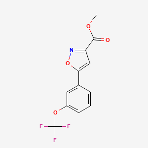 Methyl 5-(3-(trifluoromethoxy)phenyl)isoxazole-3-carboxylate