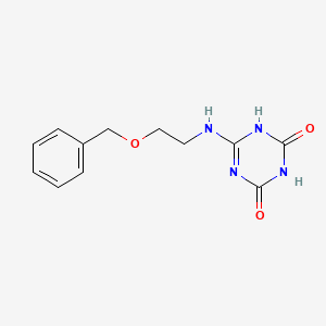 6-[[2-(Benzyloxy)ethyl]amino]-1,3,5-triazine-2,4-diol