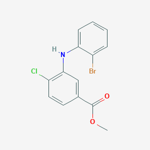 Methyl 3-((2-bromophenyl)amino)-4-chlorobenzoate