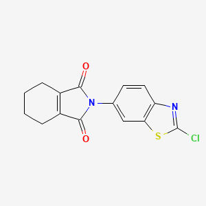 2-(2-Chloro-benzothiazol-6-yl)-4,5,6,7-tetrahydro-isoindole-1,3-dione