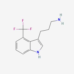 3-[4-(Trifluoromethyl)-3-indolyl]-1-propanamine