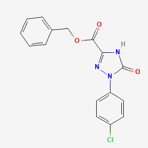 Benzyl 1-(4-chlorophenyl)-2,5-dihydro-5-oxo-1H-1,2,4-triazole-3-carboxylate