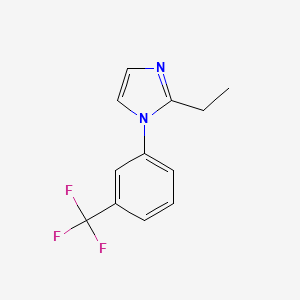 3-(2-Ethylimidazol-1-yl)-5-trifluoromethylbenzene