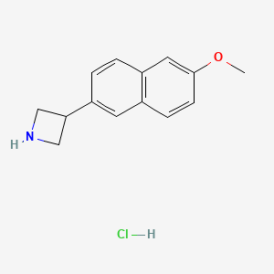 3-(6-Methoxy-2-naphthyl)azetidine Hydrochloride