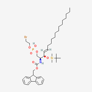 2-Bromoethyl-1-[2-Fmoc-3-O-tert-butyldimethylsilyl]-D-erythro-sphingosylphosphate