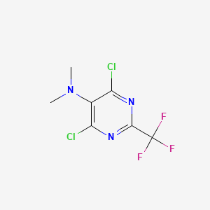 4,6-Dichloro-5-dimethylamino-2-(trifluoromethyl)pyrimidine