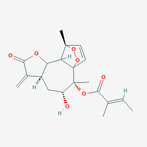 molecular formula C20H24O7 B137188 alpha-Peroxyachifolid CAS No. 134954-21-5