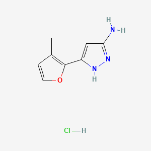 3-Amino-5-(3-methyl-2-furyl)pyrazole Hydrochloride