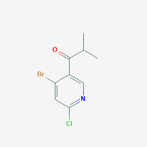 1-(4-Bromo-6-chloro-3-pyridyl)-2-methyl-1-propanone