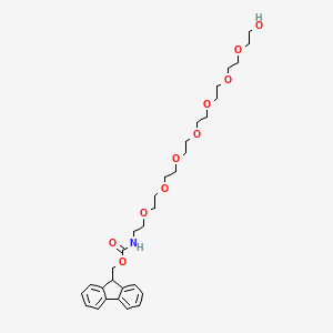 molecular formula C31H45NO10 B13718856 Fmoc-PEG8-alcohol 