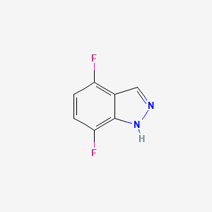 molecular formula C7H4F2N2 B1371898 4,7-difluoro-1H-indazole CAS No. 1000341-68-3