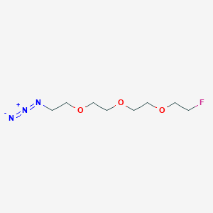 molecular formula C8H16FN3O3 B13718982 Azido-PEG3-flouride 