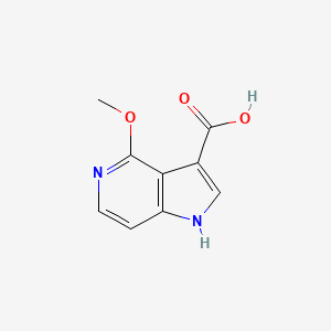 molecular formula C9H8N2O3 B1371899 4-Methoxy-1H-pyrrolo[3,2-c]pyridine-3-carboxylic acid CAS No. 1000341-34-3