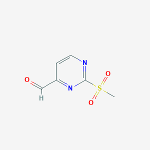 2-(Methylsulfonyl)pyrimidine-4-carbaldehyde