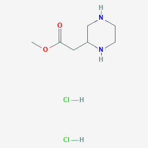 Methyl 2-(piperazin-2-yl)acetate dihydrochloride