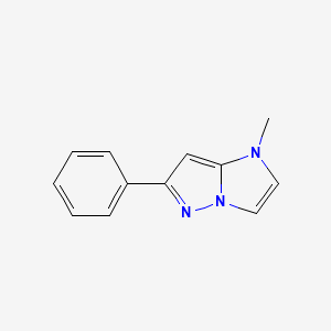 1-Methyl-6-phenyl-1H-imidazo(1,2-b)pyrazole