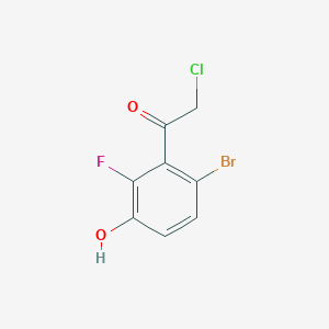 6'-Bromo-2'-fluoro-3'-hydroxyphenacyl chloride