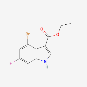 Ethyl 4-Bromo-6-fluoroindole-3-carboxylate