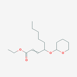 Ethyl(E)-4-[(2-Tetrahydropyranyl)oxy]-2-nonenoate