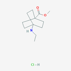 Methyl 4-(ethylamino)bicyclo[2.2.2]octane-1-carboxylate hydrochloride