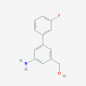 (5-Amino-3'-fluoro-[1,1'-biphenyl]-3-yl)methanol