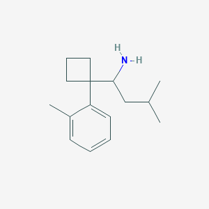 3-Methyl-1-[1-(2-methylphenyl)cyclobutyl]-1-butylamine