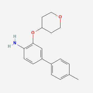 4'-Methyl-3-((tetrahydro-2H-pyran-4-yl)oxy)-[1,1'-biphenyl]-4-amine