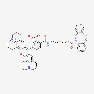 molecular formula C54H50N4O5 B13719427 ROX DBCO, 5-isomer 