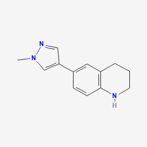 6-(1-methyl-1H-pyrazol-4-yl)-1,2,3,4-tetrahydroquinoline