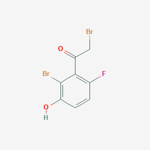 2'-Bromo-6'-fluoro-3'-hydroxyphenacyl bromide