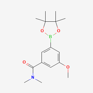 3-Methoxy-N,N-dimethyl-5-(4,4,5,5-tetramethyl-[1,3,2]dioxaborolan-2-yl)-benzamide