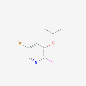 5-Bromo-2-iodo-3-isopropoxypyridine