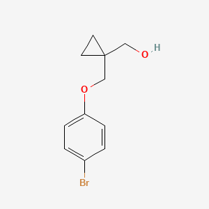 (1-((4-Bromophenoxy)methyl)cyclopropyl)methanol