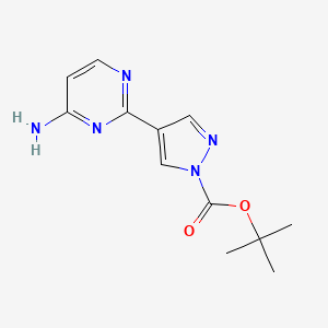 4-Amino-2-(1-Boc-4-pyrazolyl)pyrimidine