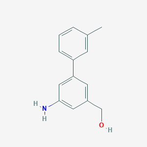 (5-Amino-3'-methyl-[1,1'-biphenyl]-3-yl)methanol