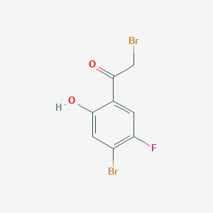 4'-Bromo-5'-fluoro-2'-hydroxyphenacyl bromide