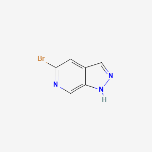 molecular formula C6H4BrN3 B1371962 5-溴-1H-吡唑并[3,4-c]吡啶 CAS No. 929617-35-6