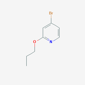 molecular formula C8H10BrNO B1371967 4-溴-2-丙氧基吡啶 CAS No. 1142194-49-7